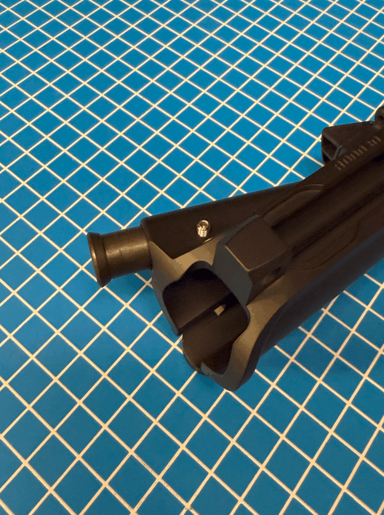 bolt catch in and screw seated 